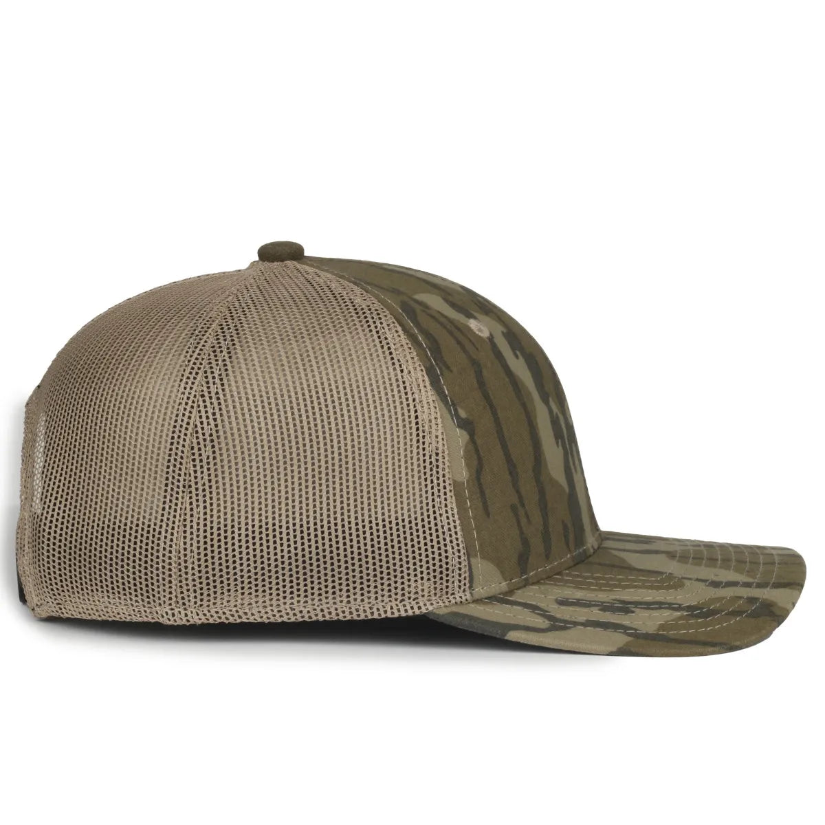 Outdoor Cap MB2020CAMO Canvas Camo Contrast Structured Trucker Hat Unisex Accessories Hats & Caps