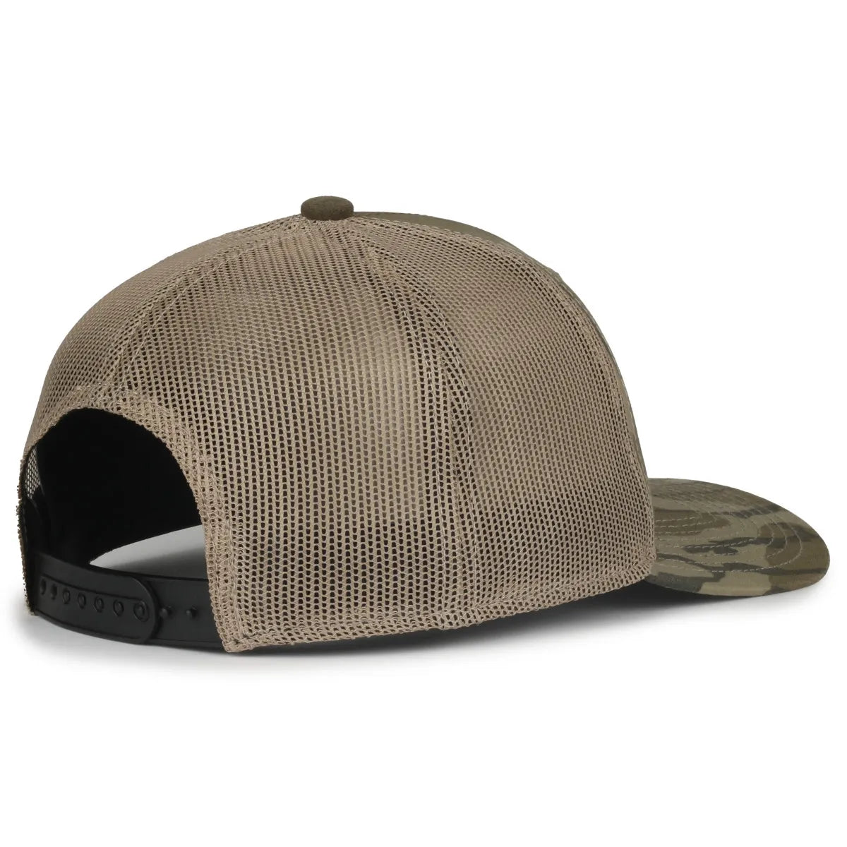 Outdoor Cap MB2020CAMO Canvas Camo Contrast Structured Trucker Hat Unisex Accessories Hats & Caps