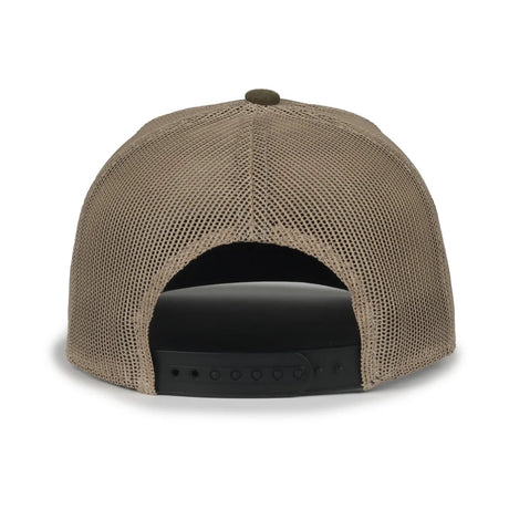 Outdoor Cap MB2020CAMO Canvas Camo Contrast Structured Trucker Hat Unisex Accessories Hats & Caps