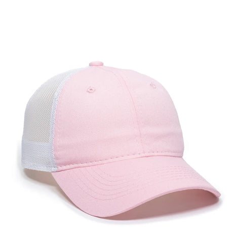 Outdoor Cap FWT-130L Garment Washed Cotton Twill Unstructured Trucker Hat Unisex Accessories Hats & Caps