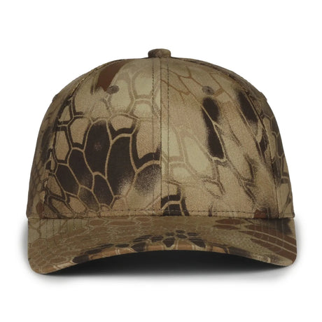 Outdoor Cap MB2021CAMO Canvas Camo Structured Solid Back Hat Unisex Accessories Hats & Caps