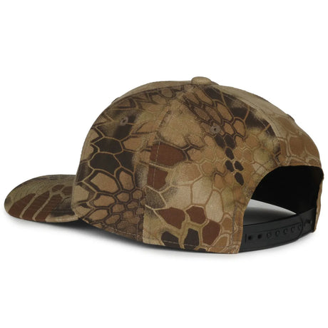 Outdoor Cap MB2021CAMO Canvas Camo Structured Solid Back Hat Unisex Accessories Hats & Caps
