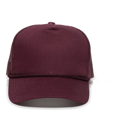 Outdoor Cap GL-155 Visor with Cord Structured Trucker Hat Unisex Accessories Hats & Caps