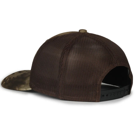 Outdoor Cap MB2020CAMO Canvas Camo Contrast Structured Trucker Hat Unisex Accessories Hats & Caps