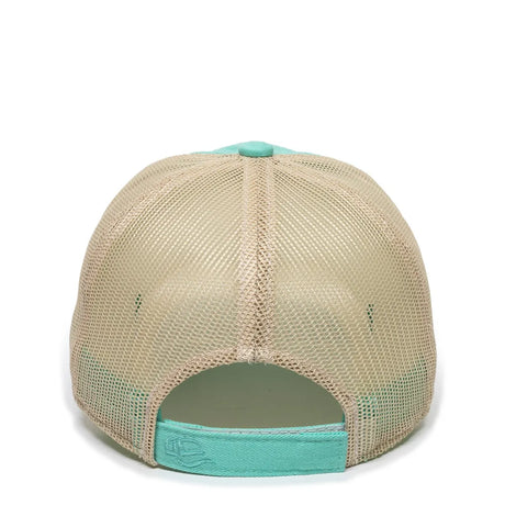 Outdoor Cap FWT-130L Garment Washed Cotton Twill Unstructured Trucker Hat Unisex Accessories Hats & Caps