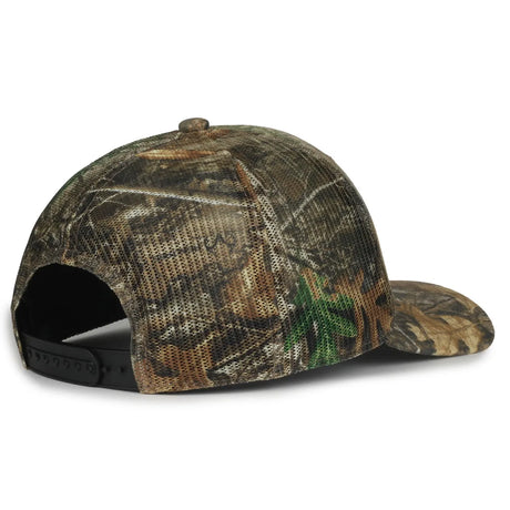 Outdoor Cap MB2020CAMO Canvas Camo Contrast Structured Trucker Hat Unisex Accessories Hats & Caps