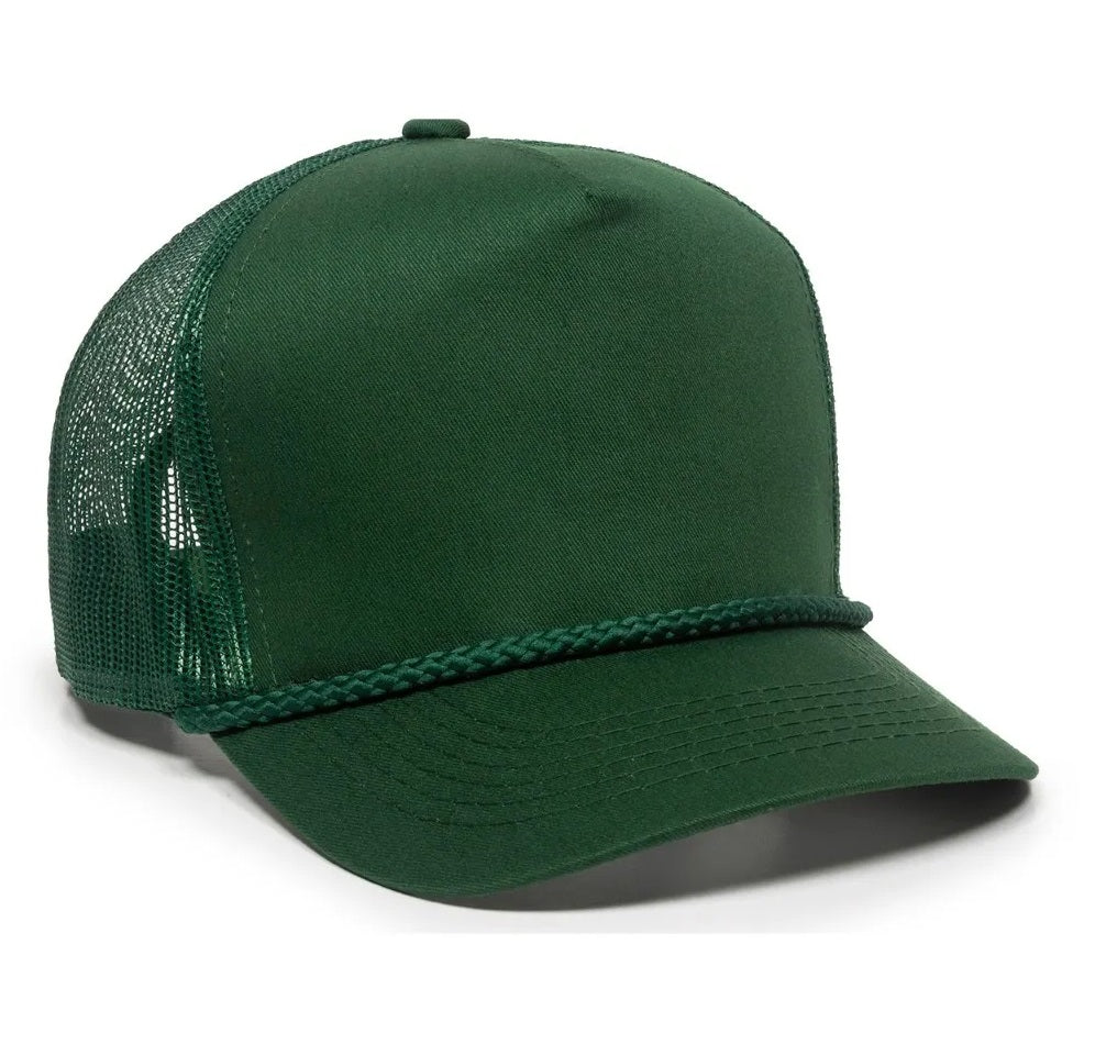 Outdoor Cap GL-155 Visor with Cord Structured Trucker Hat-1