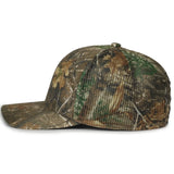 Outdoor Cap MB2020CAMO Canvas Camo Contrast Structured Trucker Hat Unisex Accessories Hats & Caps