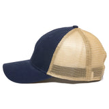 Outdoor Cap PWT-200M Tea-Stained Unstructured Trucker Hat Unisex Accessories Hats & Caps
