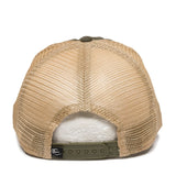 Outdoor Cap PWT-200M Tea-Stained Unstructured Trucker Hat Unisex Accessories Hats & Caps