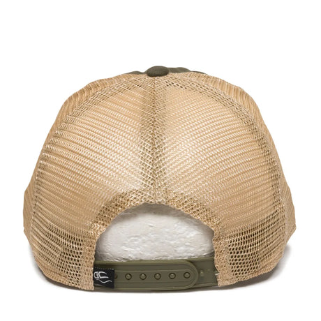 Outdoor Cap PWT-200M Tea-Stained Unstructured Trucker Hat Unisex Accessories Hats & Caps