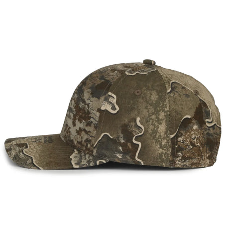 Outdoor Cap MB2021CAMO Canvas Camo Structured Solid Back Hat Unisex Accessories Hats & Caps