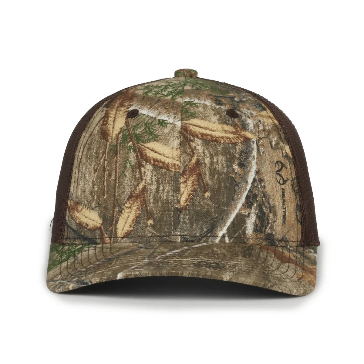 Outdoor Cap MB2020CAMO Canvas Camo Contrast Structured Trucker Hat Unisex Accessories Hats & Caps