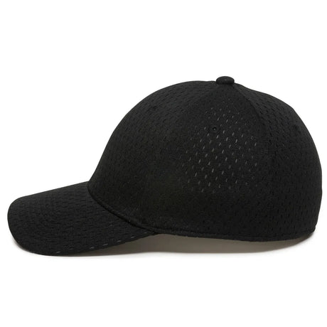 Outdoor Cap PFX-120 Premium Jersey Mesh Structured Solid Back Hat Unisex Accessories Hats & Caps