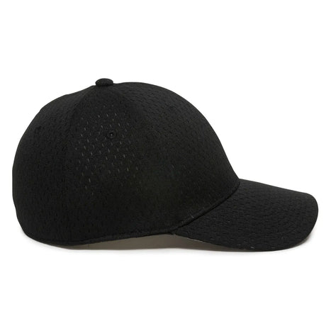 Outdoor Cap PFX-120 Premium Jersey Mesh Structured Solid Back Hat Unisex Accessories Hats & Caps