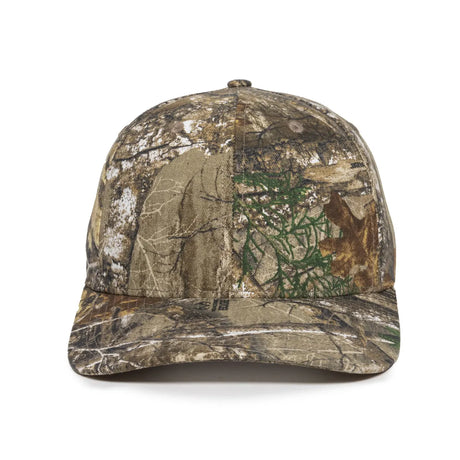Outdoor Cap OC871CAMO Canvas Camo Structured Solid Panel Hat Unisex Accessories Hats & Caps