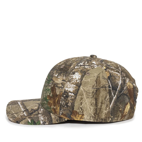 Outdoor Cap OC871CAMO Canvas Camo Structured Solid Panel Hat Unisex Accessories Hats & Caps