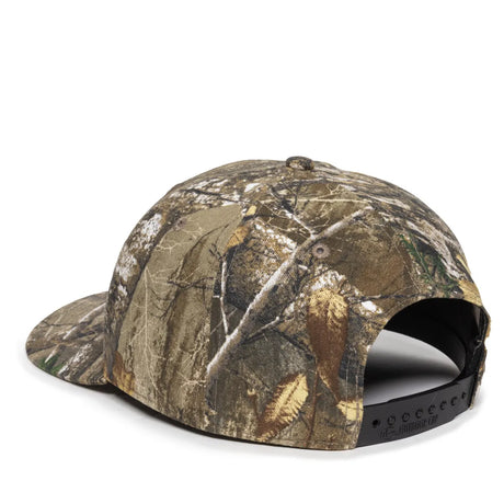 Outdoor Cap OC871CAMO Canvas Camo Structured Solid Panel Hat Unisex Accessories Hats & Caps
