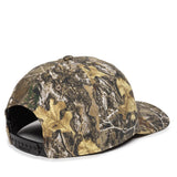 Outdoor Cap OC871CAMO Canvas Camo Structured Solid Panel Hat Unisex Accessories Hats & Caps