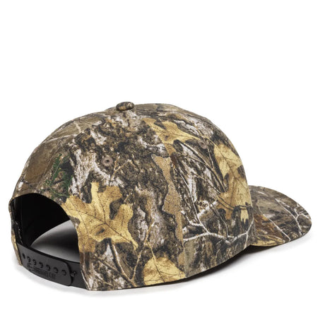 Outdoor Cap OC871CAMO Canvas Camo Structured Solid Panel Hat Unisex Accessories Hats & Caps