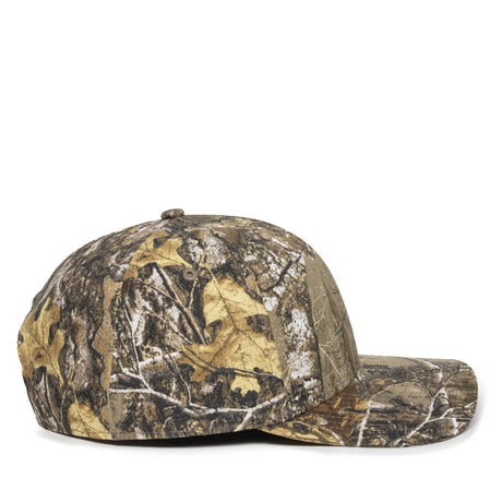 Outdoor Cap OC871CAMO Canvas Camo Structured Solid Panel Hat Unisex Accessories Hats & Caps