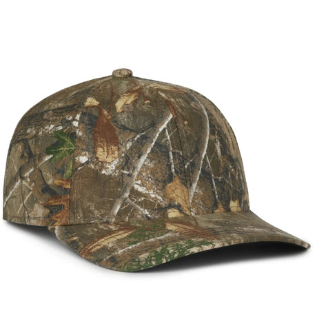 Outdoor Cap MB2021CAMO Canvas Camo Structured Solid Back Hat Unisex Accessories Hats & Caps