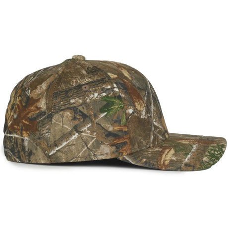 Outdoor Cap MB2021CAMO Canvas Camo Structured Solid Back Hat Unisex Accessories Hats & Caps