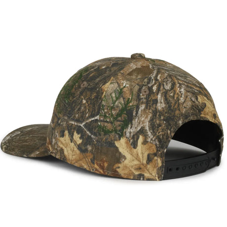 Outdoor Cap MB2021CAMO Canvas Camo Structured Solid Back Hat Unisex Accessories Hats & Caps