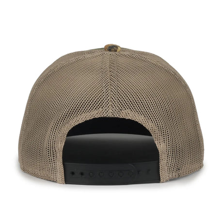 Outdoor Cap MB2020CAMO Canvas Camo Contrast Structured Trucker Hat Unisex Accessories Hats & Caps