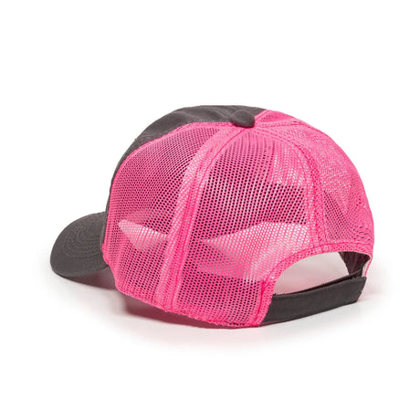 Outdoor Cap FWT-130L Garment Washed Cotton Twill Unstructured Trucker Hat Unisex Accessories Hats & Caps