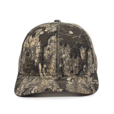 Outdoor Cap OC871CAMO Canvas Camo Structured Solid Panel Hat Unisex Accessories Hats & Caps