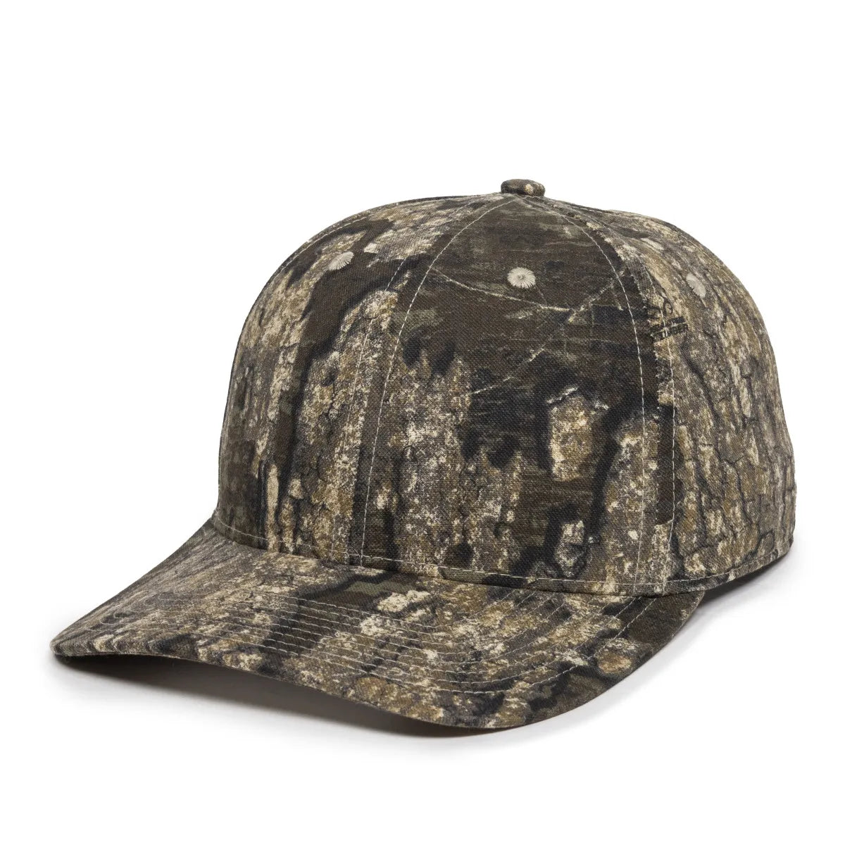 Outdoor Cap OC871CAMO Canvas Camo Structured Solid Panel Hat Unisex Accessories Hats & Caps
