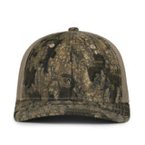 Outdoor Cap MB2020CAMO Canvas Camo Contrast Structured Trucker Hat Unisex Accessories Hats & Caps