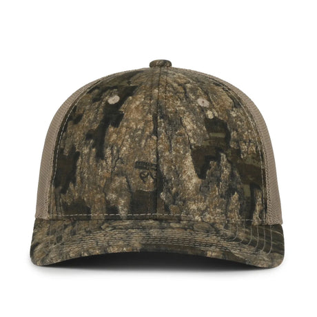 Outdoor Cap MB2020CAMO Canvas Camo Contrast Structured Trucker Hat Unisex Accessories Hats & Caps