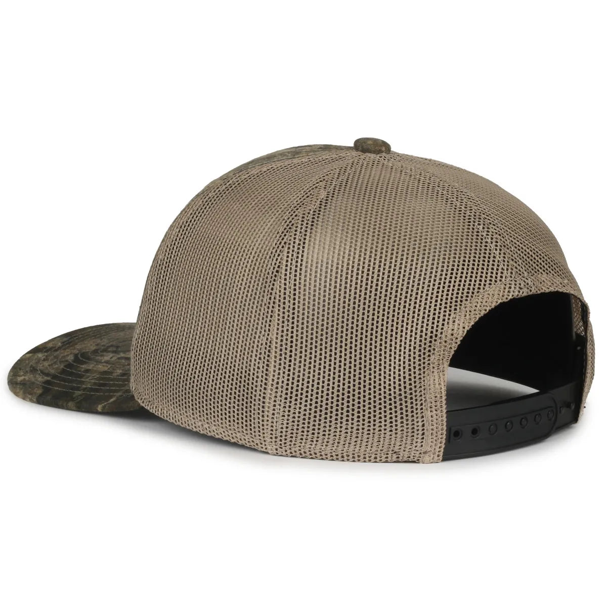 Outdoor Cap MB2020CAMO Canvas Camo Contrast Structured Trucker Hat Unisex Accessories Hats & Caps