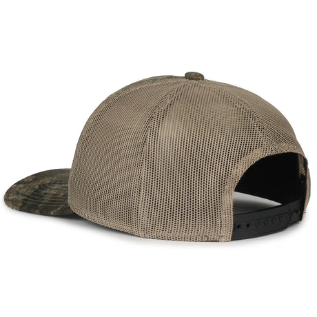Outdoor Cap MB2020CAMO Canvas Camo Contrast Structured Trucker Hat Unisex Accessories Hats & Caps