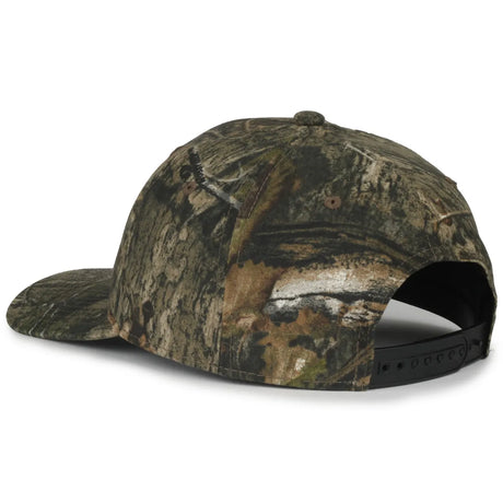 Outdoor Cap MB2021CAMO Canvas Camo Structured Solid Back Hat Unisex Accessories Hats & Caps