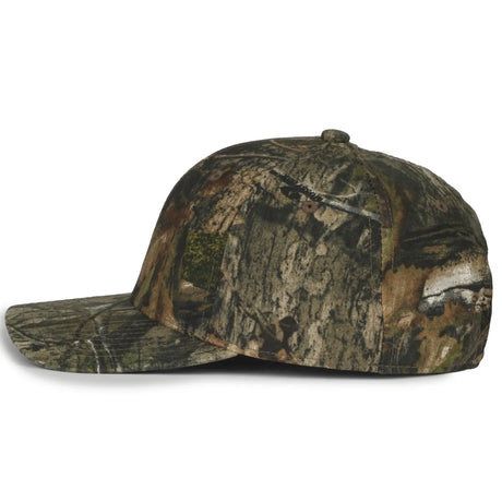 Outdoor Cap MB2021CAMO Canvas Camo Structured Solid Back Hat Unisex Accessories Hats & Caps