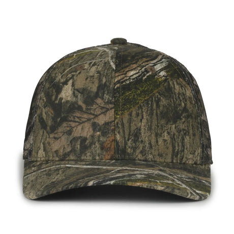 Outdoor Cap MB2020CAMO Canvas Camo Contrast Structured Trucker Hat Unisex Accessories Hats & Caps