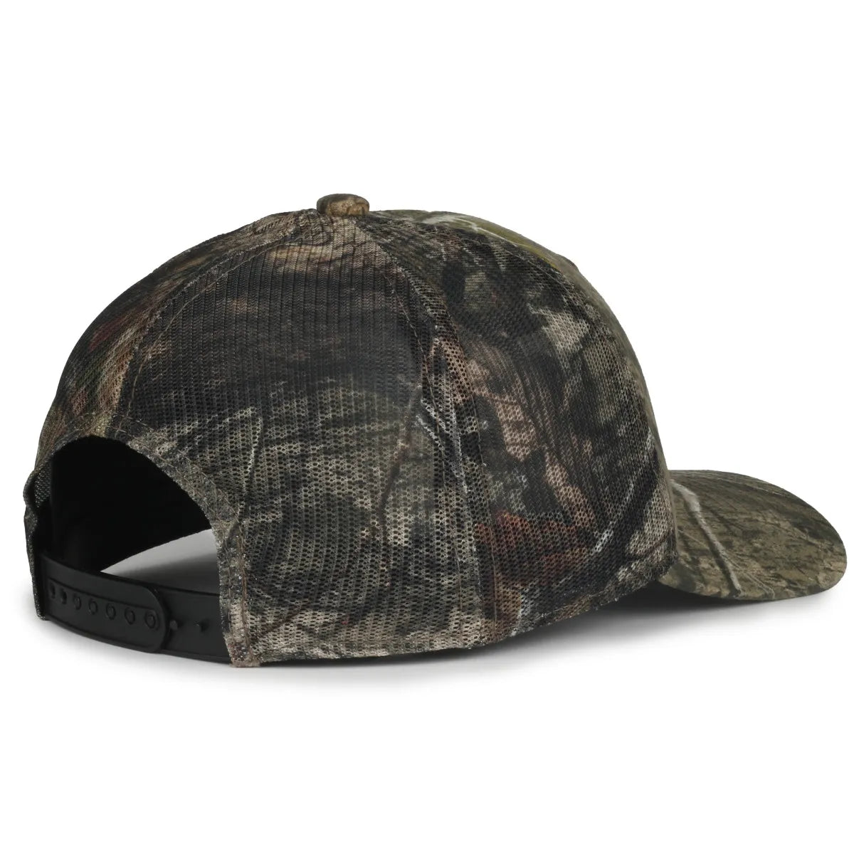 Outdoor Cap MB2020CAMO Canvas Camo Contrast Structured Trucker Hat Unisex Accessories Hats & Caps