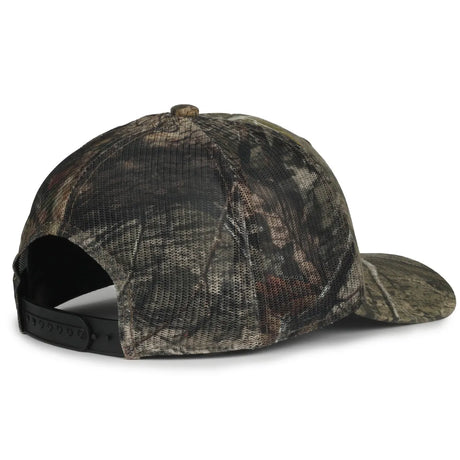 Outdoor Cap MB2020CAMO Canvas Camo Contrast Structured Trucker Hat Unisex Accessories Hats & Caps