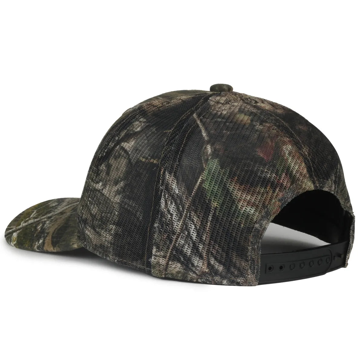 Outdoor Cap MB2020CAMO Canvas Camo Contrast Structured Trucker Hat Unisex Accessories Hats & Caps