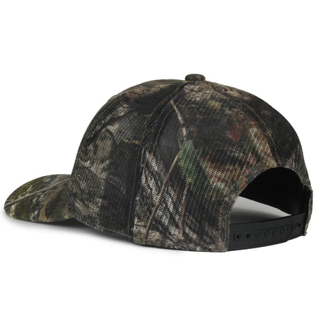 Outdoor Cap MB2020CAMO Canvas Camo Contrast Structured Trucker Hat Unisex Accessories Hats & Caps