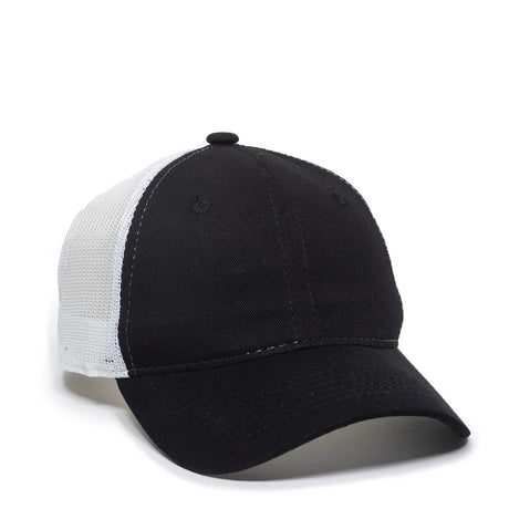 Outdoor Cap FWT-130L Garment Washed Cotton Twill Unstructured Trucker Hat Unisex Accessories Hats & Caps