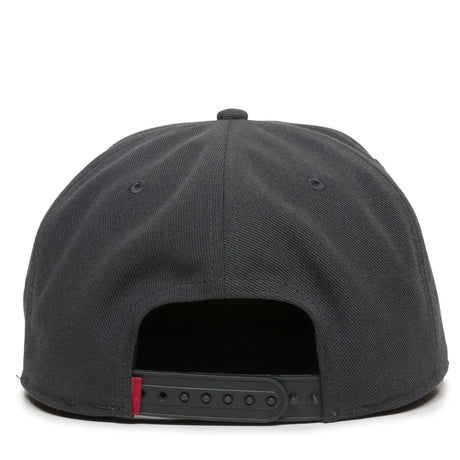 Outdoor Cap REDLBL101 Flat Bill Structured Solid Back Hat Unisex Accessories Hats & Caps