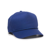 Outdoor Cap GL-555 Corded Visor Structured Solid Back Hat Unisex Accessories Hats & Caps