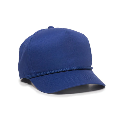 Outdoor Cap GL-555 Corded Visor Structured Solid Back Hat Unisex Accessories Hats & Caps