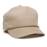 Outdoor Cap GL-555 Corded Visor Structured Solid Back Hat Unisex Accessories Hats & Caps