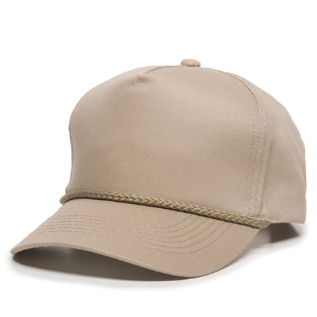 Outdoor Cap GL-555 Corded Visor Structured Solid Back Hat Unisex Accessories Hats & Caps