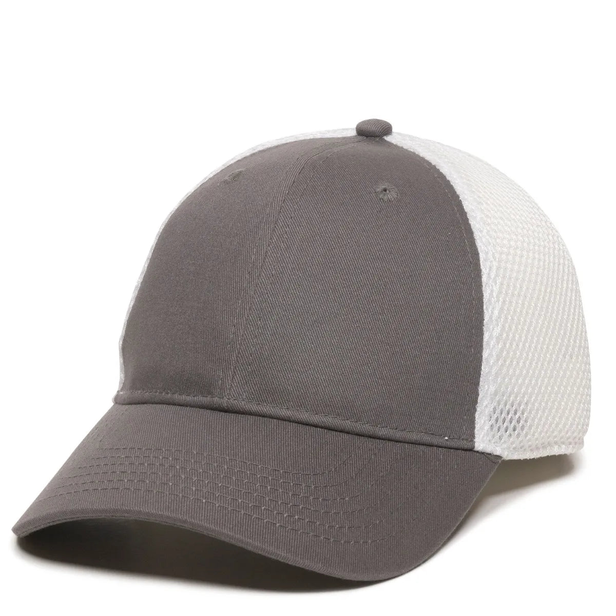 Outdoor Cap SWM-600 Cotton Twill Structured Trucker Hat Unisex Accessories Hats & Caps